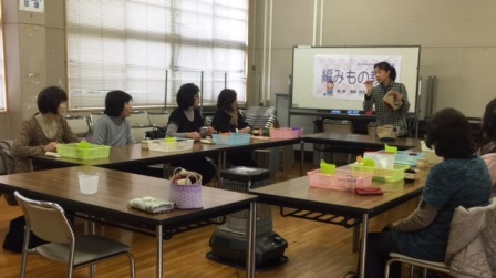 編み物教室1