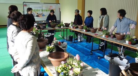 和束町寄せ植え